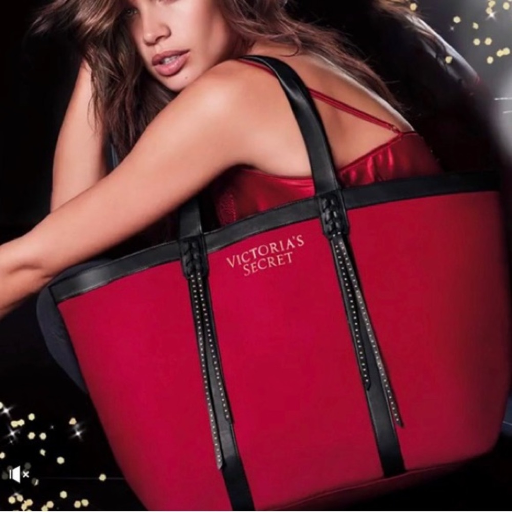 with tags - Passion Victoria Secret tote . Perfect for Valentines or Christmas!